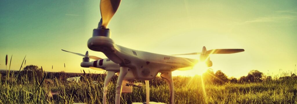 DJI phantom quadcopter sunflair
